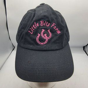 Top Level Little Bits Farm Adults Pink Black Casual Athletic Adjustable